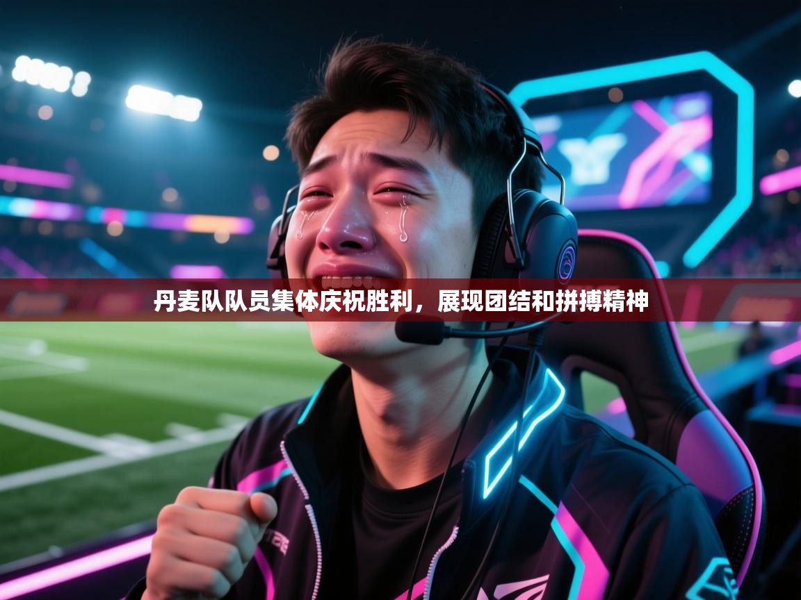 丹麦队队员集体庆祝胜利，展现团结和拼搏精神